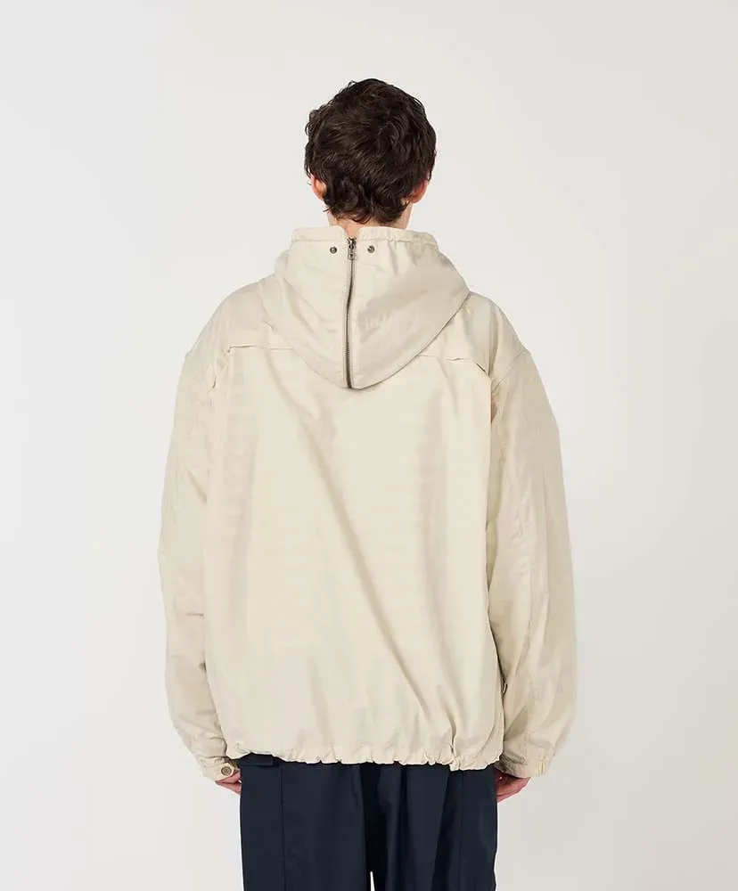 Nylon Twill Hooded Jacket