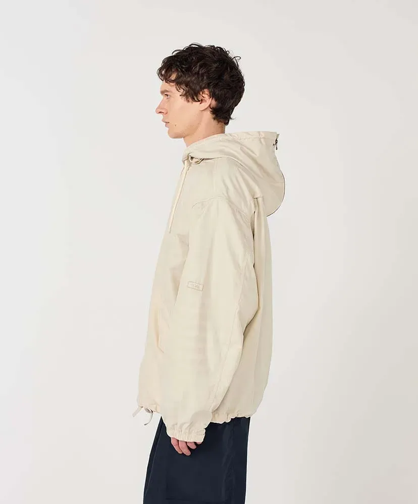 Nylon Twill Hooded Jacket