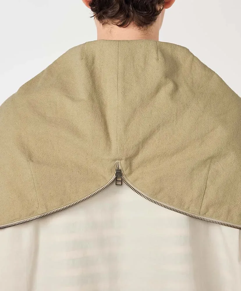 Nylon Twill Hooded Jacket