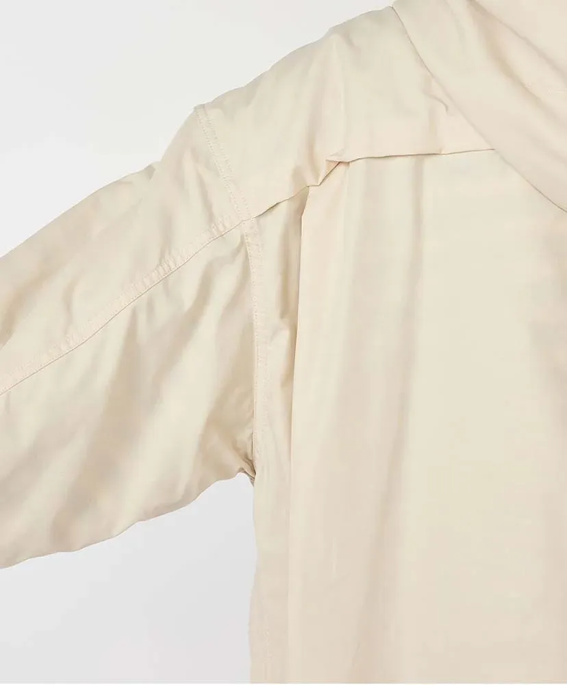Nylon Twill Hooded Jacket