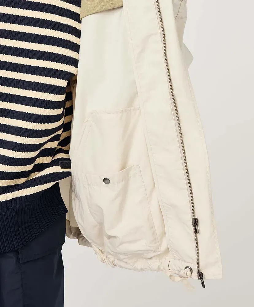 Nylon Twill Hooded Jacket