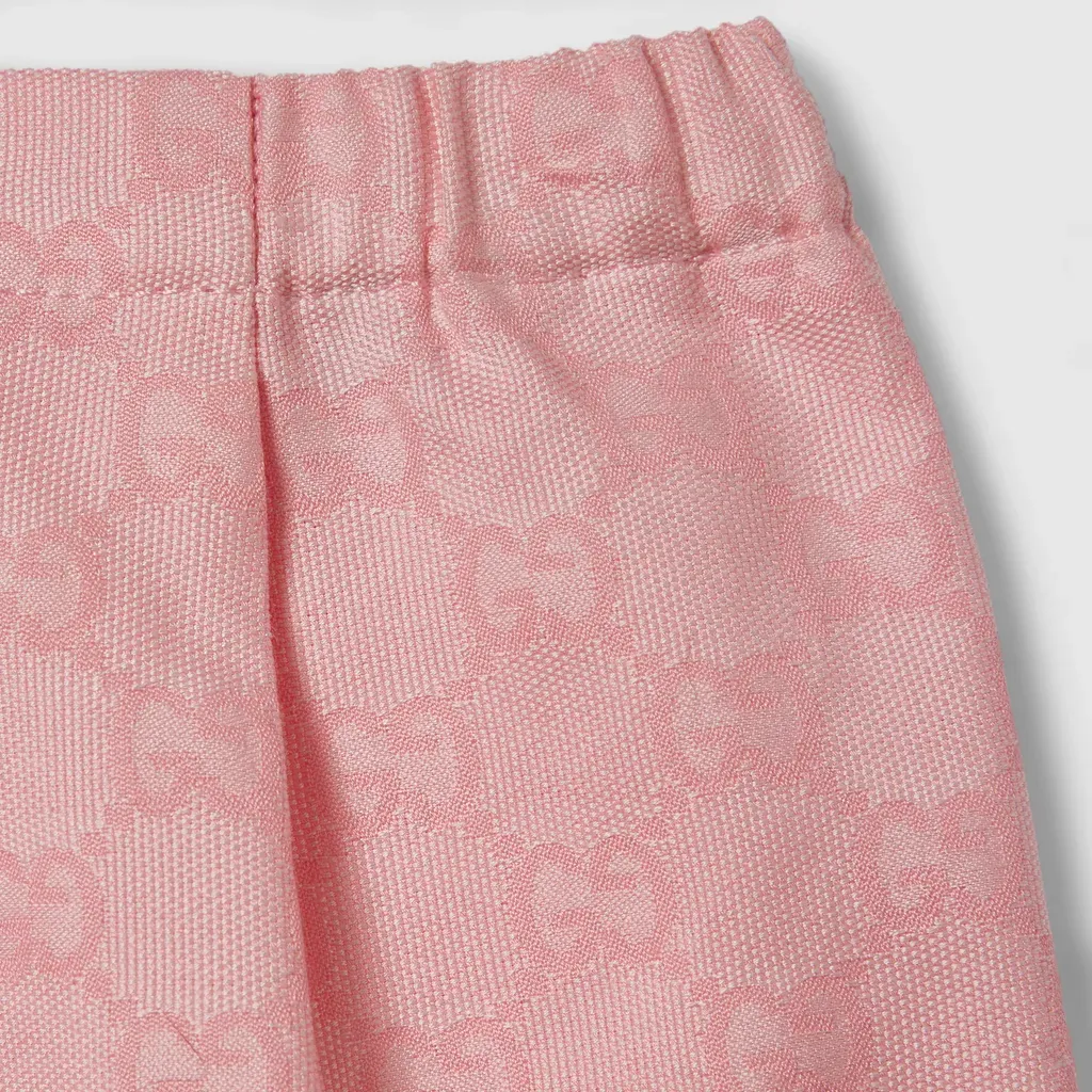 Baby Gg Cotton Jacquard Shorts
