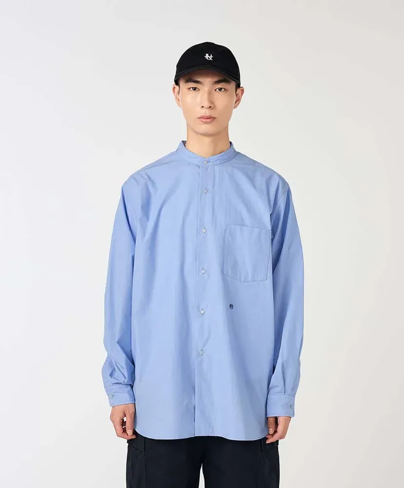 Band Collar Wind Shirt