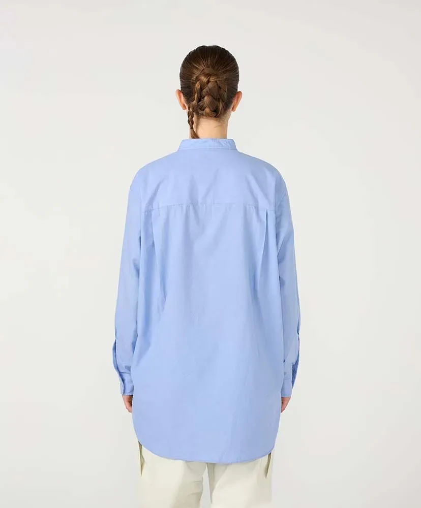 Band Collar Wind Shirt