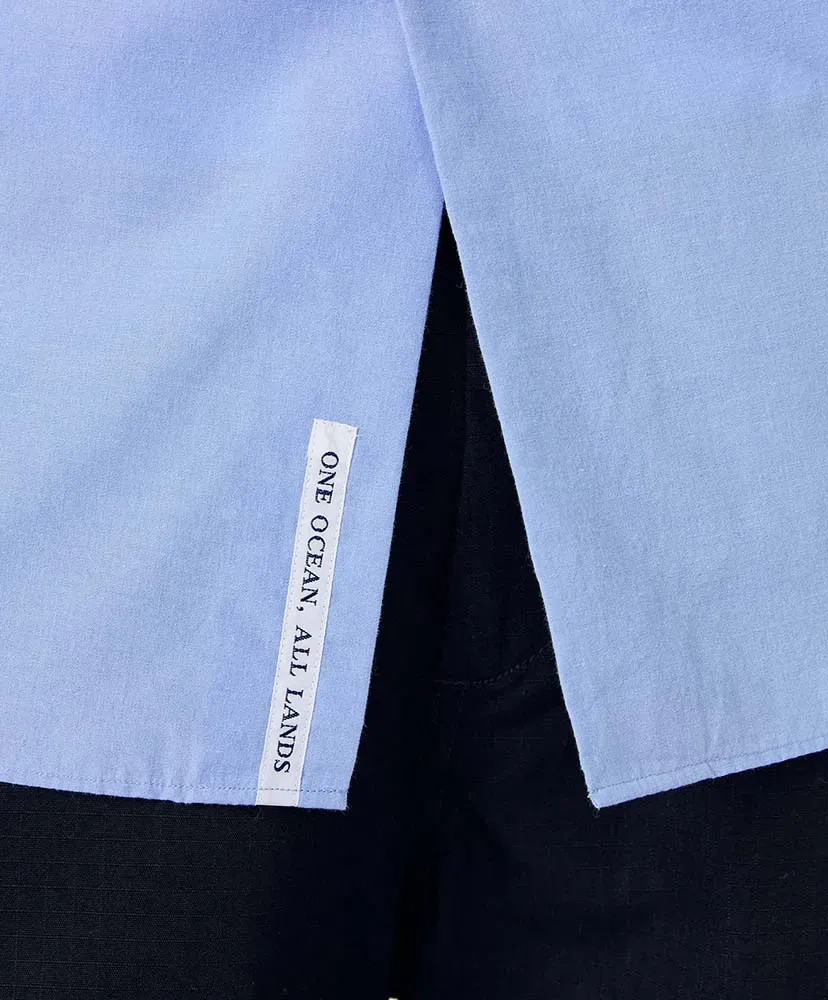 Band Collar Wind Shirt