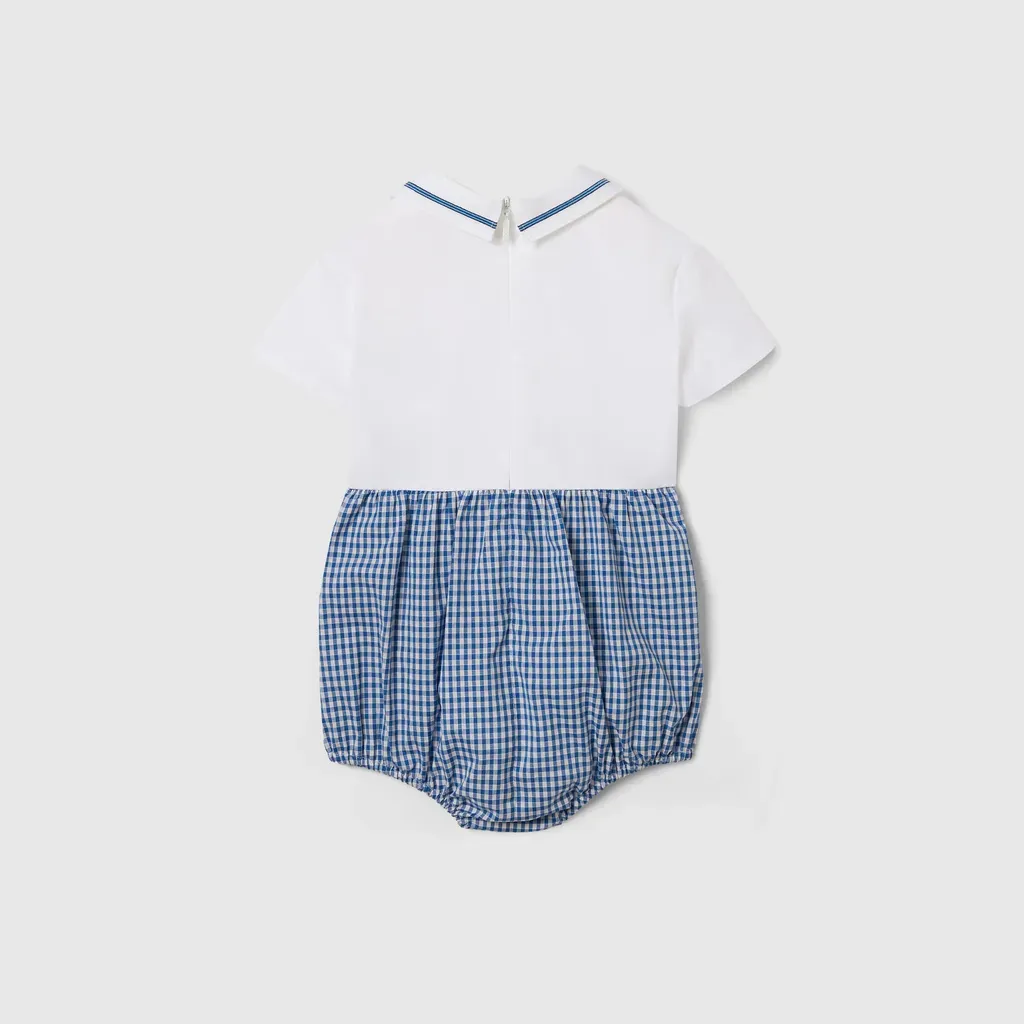 Baby Gingham Cotton One-Piece