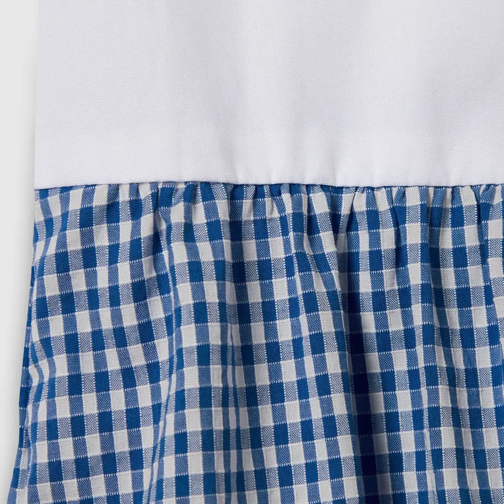 Baby Gingham Cotton One-Piece