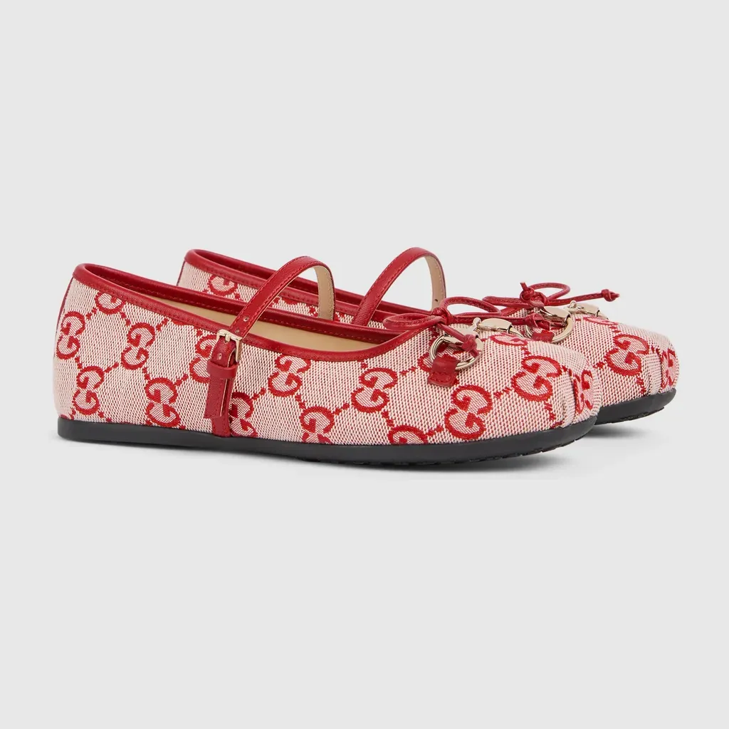 Children's Ballet Flat With Horsebit