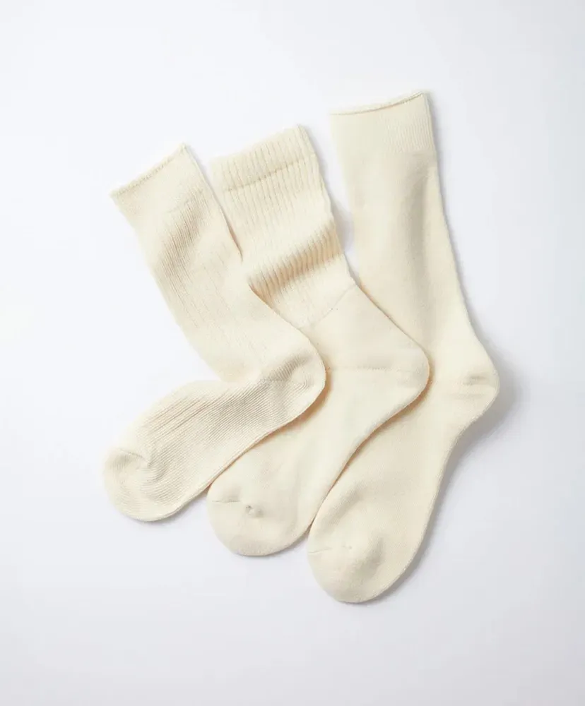 Organic Daily 3 Pack Crew Socks