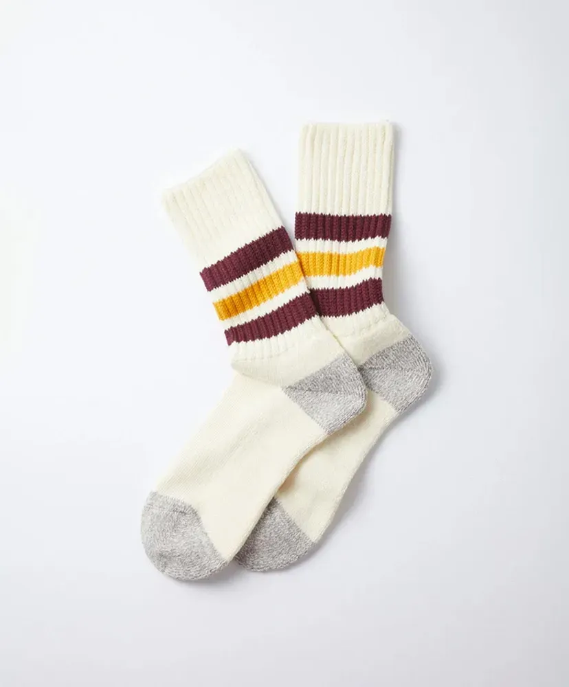 Coarse Ribbed Oldschool Crew Socks