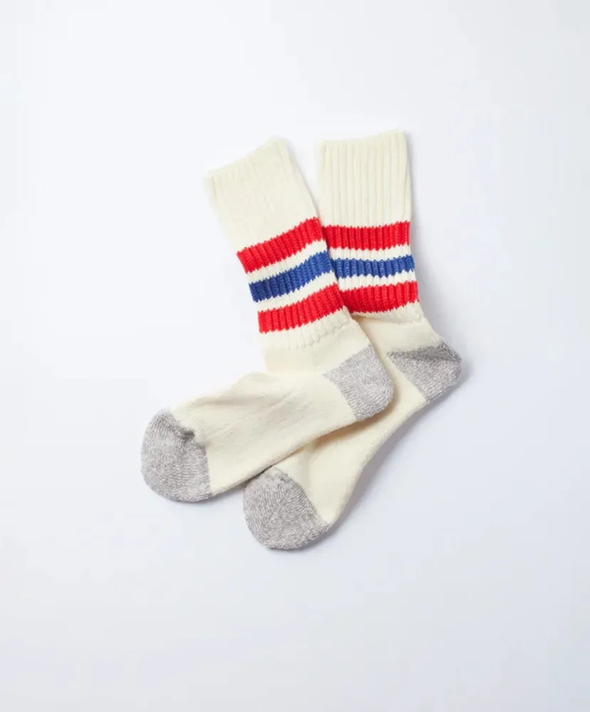 Coarse Ribbed Oldschool Crew Socks