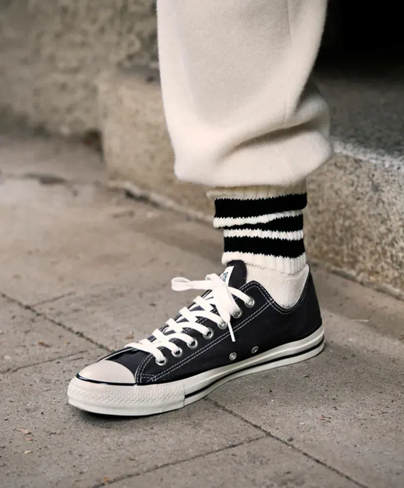 Coarse Ribbed Oldschool Crew Socks
