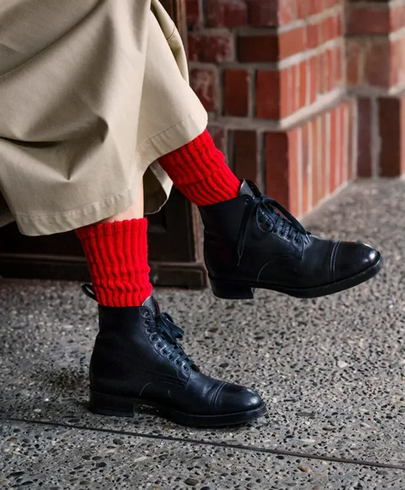 Loose Pile Crew Socks