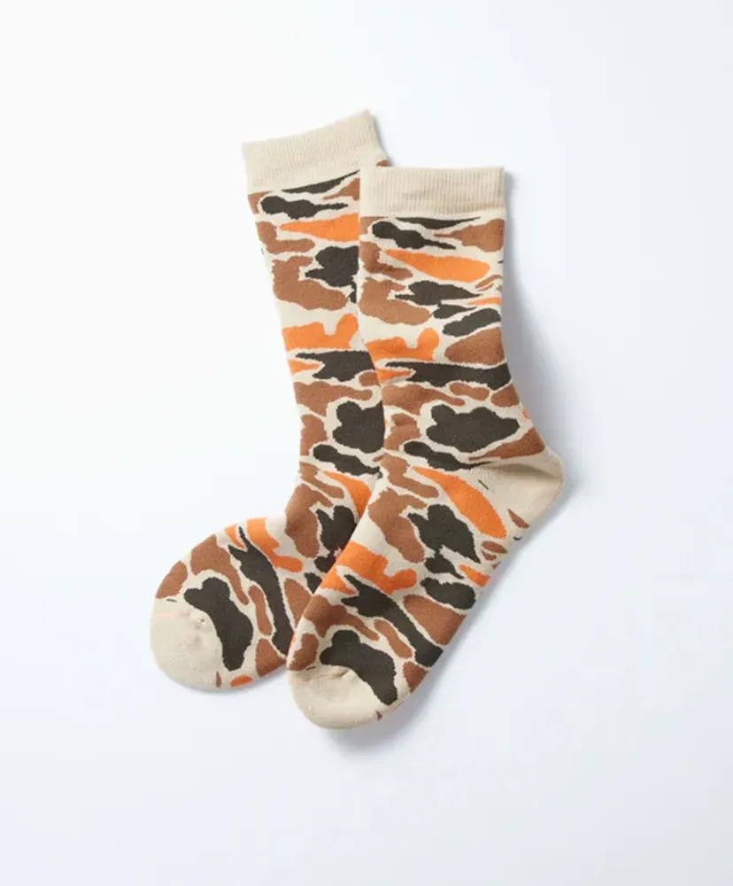 Pile Camo Crew Socks