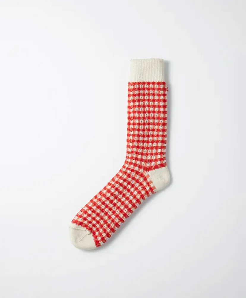 Gingham Check Socks