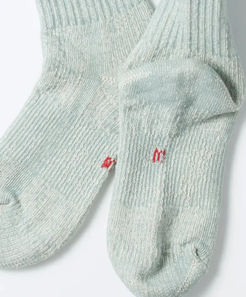 Double Face Mini Crew Socks Organic Cotton