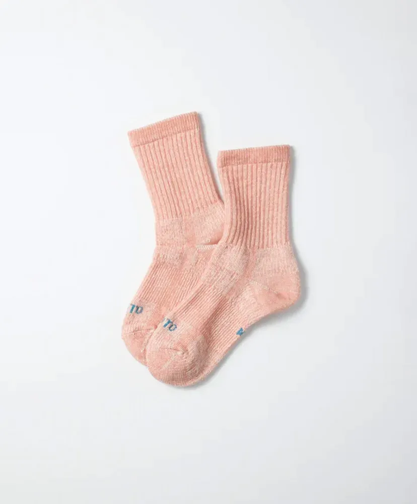 Double Face Mini Crew Socks Organic Cotton