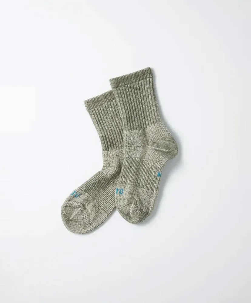 Double Face Mini Crew Socks Organic Cotton