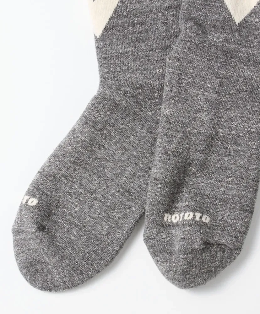Raffy Sweat Socks Zig Zag