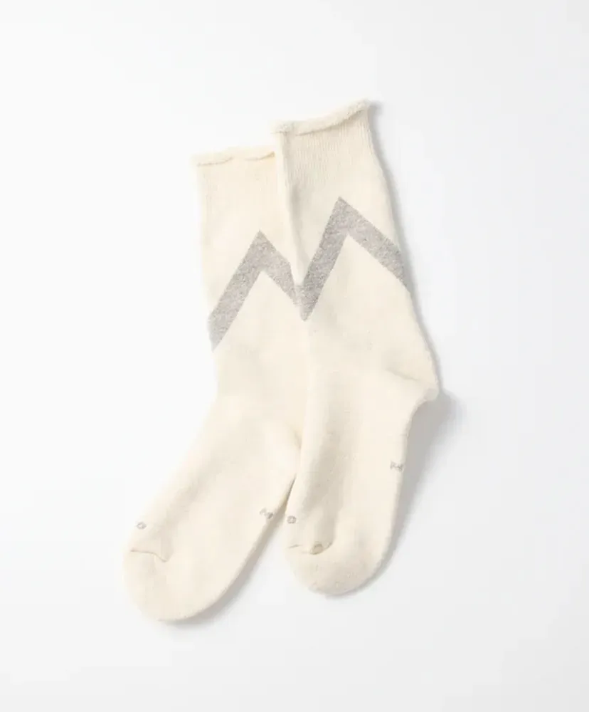 Raffy Sweat Socks Zig Zag