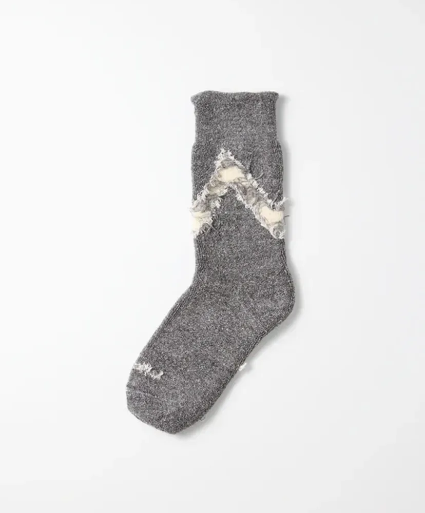 Raffy Sweat Socks Zig Zag