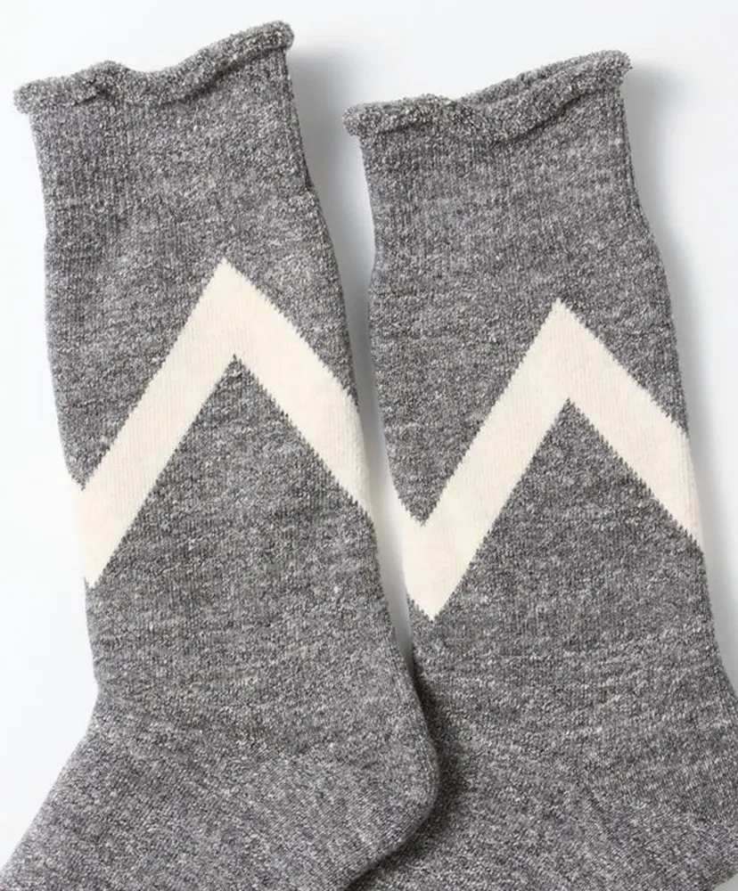 Raffy Sweat Socks Zig Zag