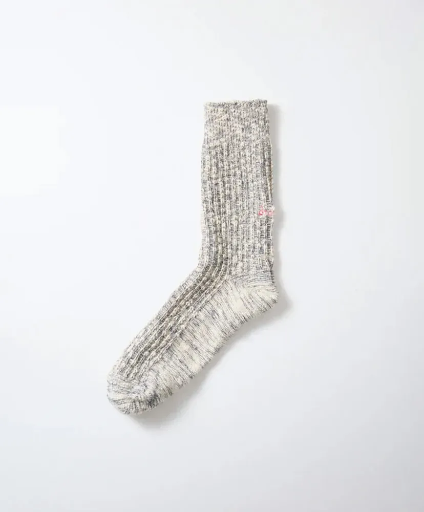 Organic Cotton Slub Crew Socks