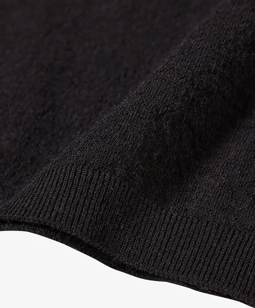 Basic Mid Wool Half Sleeve Crew