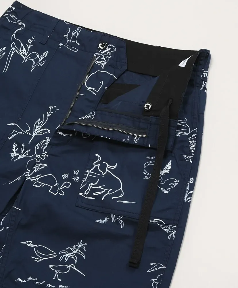 Fatigue Short - Animal Print 6.5Oz Flat Twill