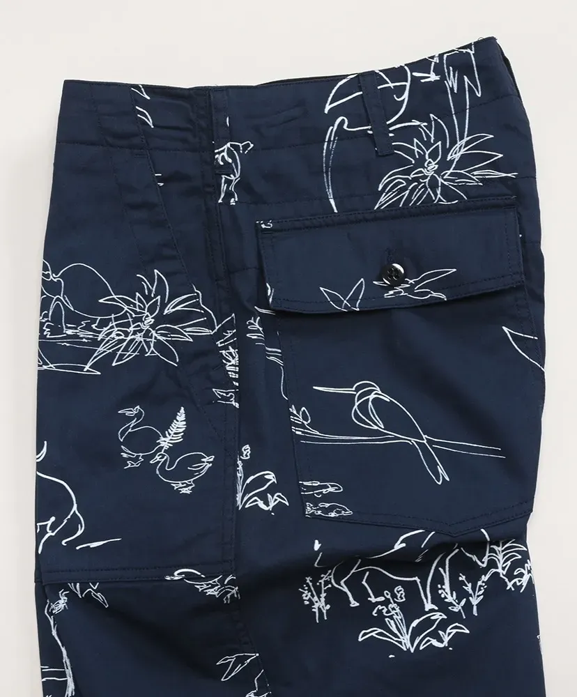 Fatigue Short - Animal Print 6.5Oz Flat Twill