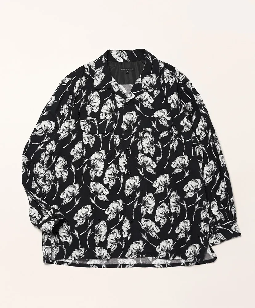 Classic Shirt - Cotton Brushed Floral Print