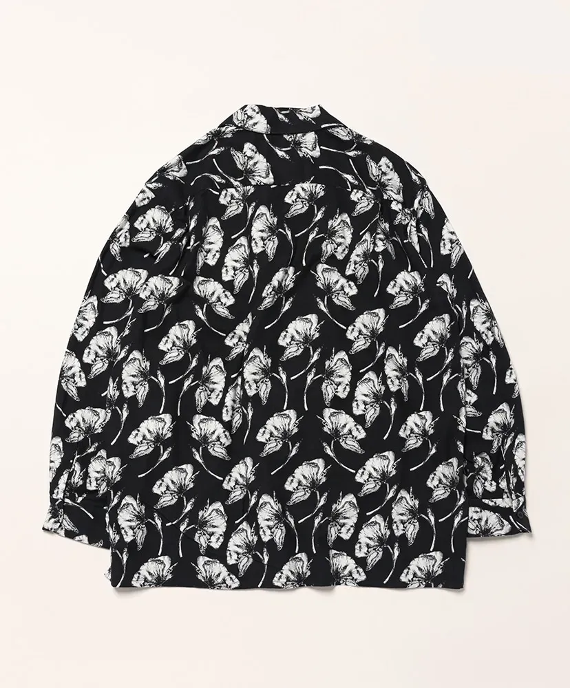 Classic Shirt - Cotton Brushed Floral Print