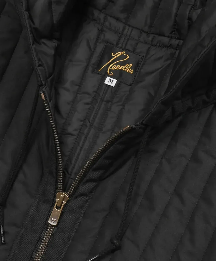 Taped Quilted Hoody - Cotton Poplin