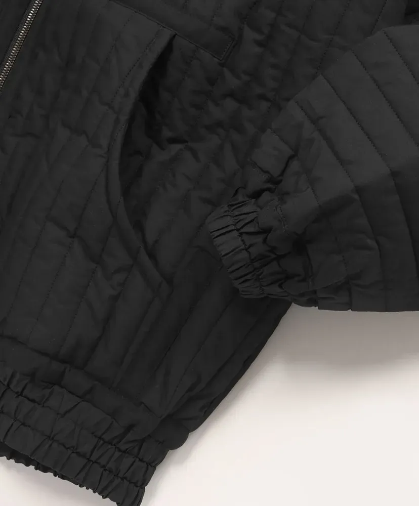 Taped Quilted Hoody - Cotton Poplin