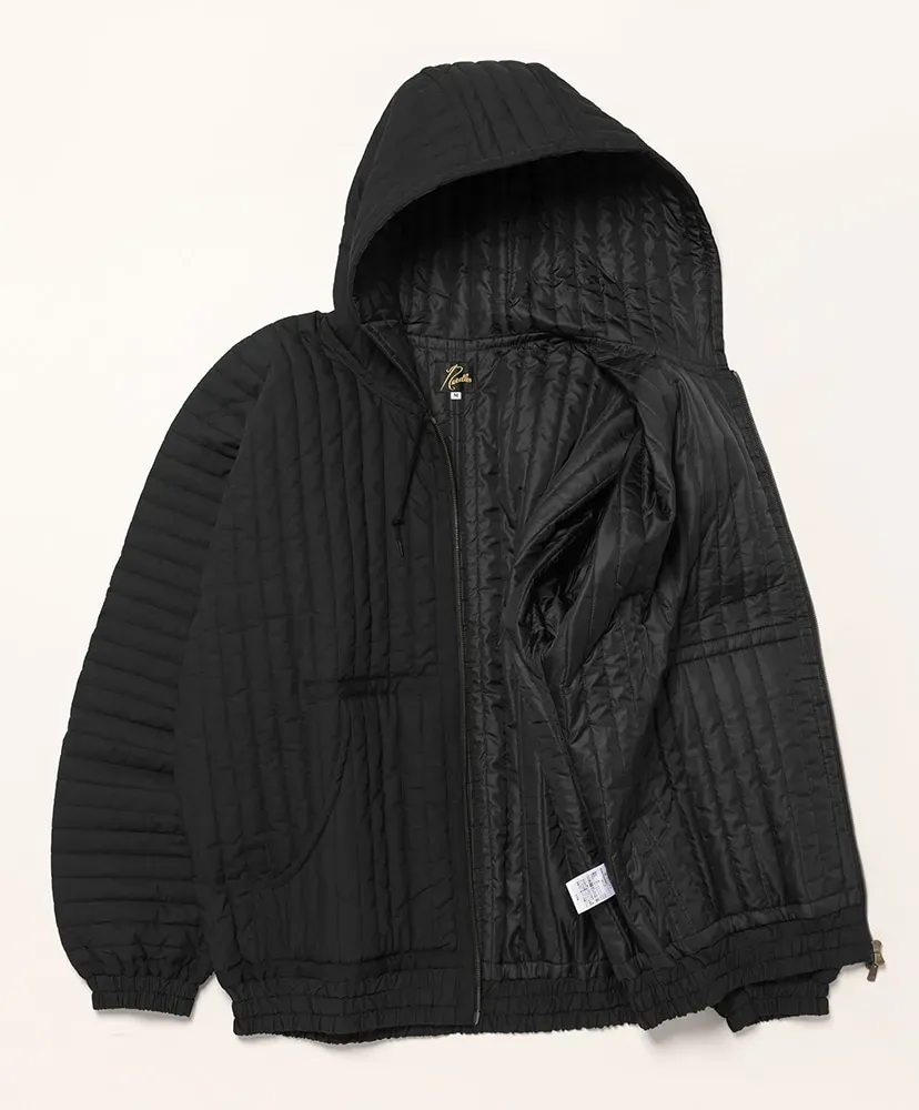 Taped Quilted Hoody - Cotton Poplin