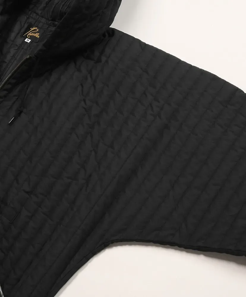Taped Quilted Hoody - Cotton Poplin