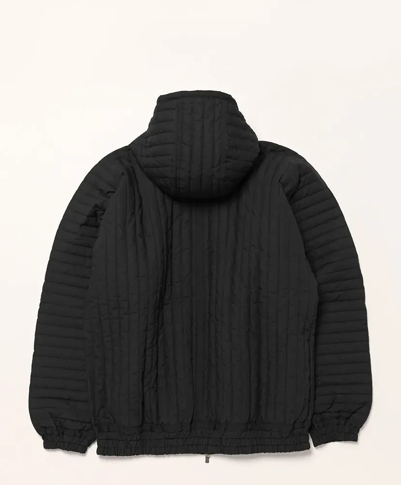 Taped Quilted Hoody - Cotton Poplin