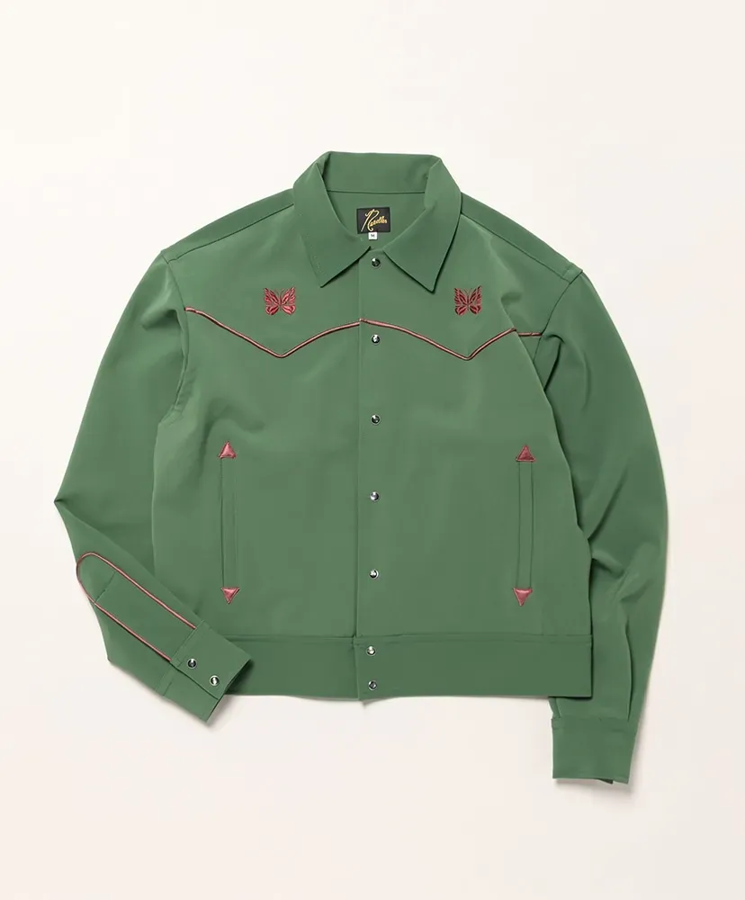 Piping Cowboy Jacket - Poly Double Cloth