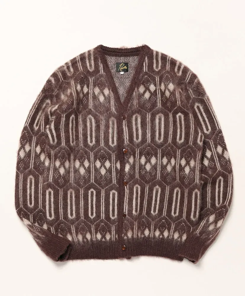 Mohair Cardigan - Geometric