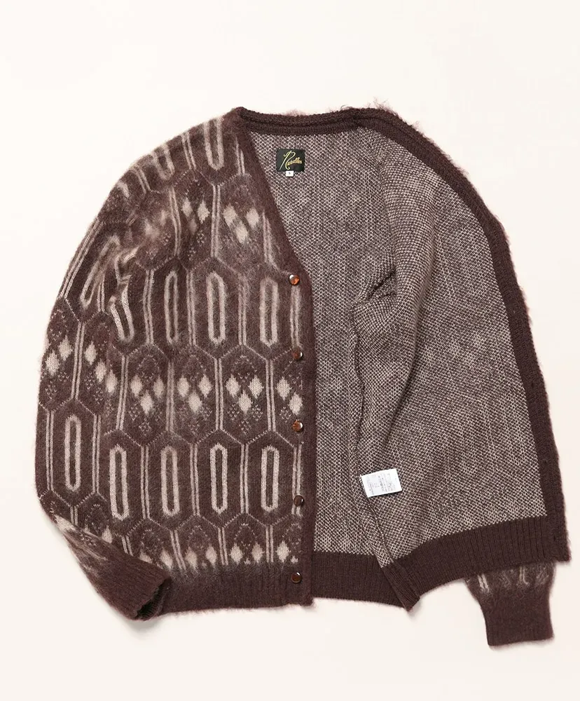Mohair Cardigan - Geometric