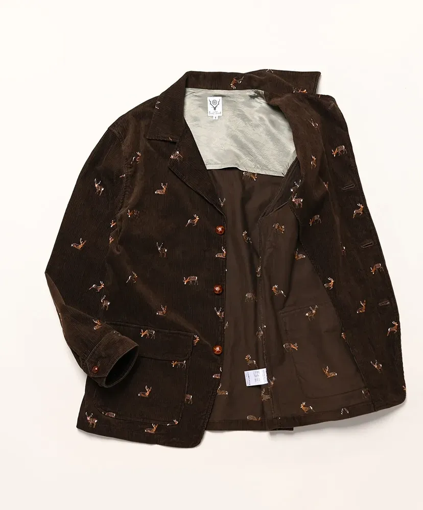 Pen Jacket - Emb. Corduroy