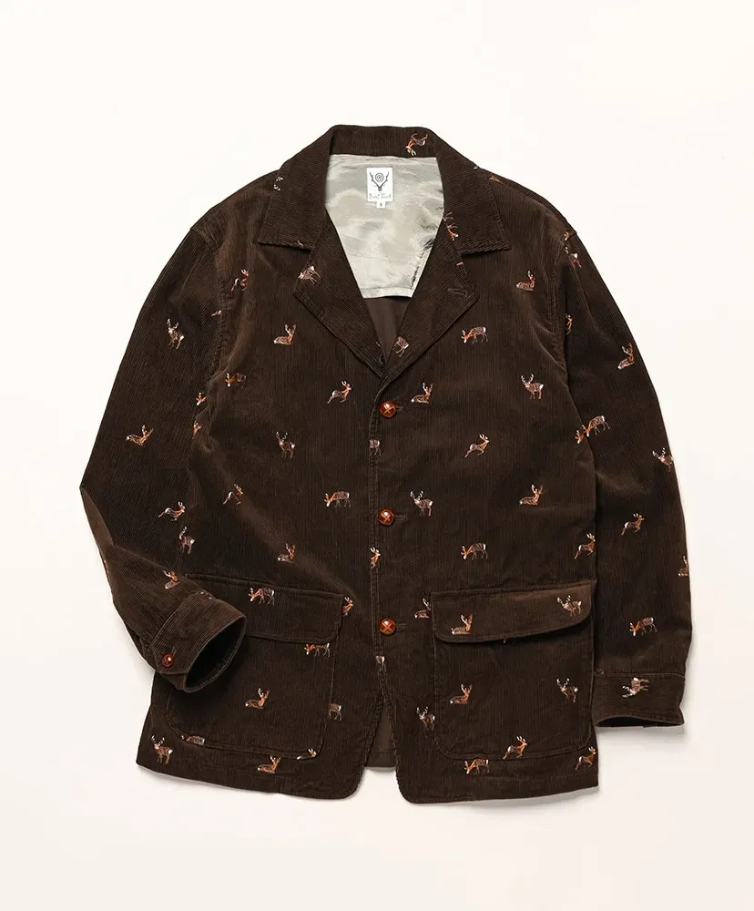 Pen Jacket - Emb. Corduroy
