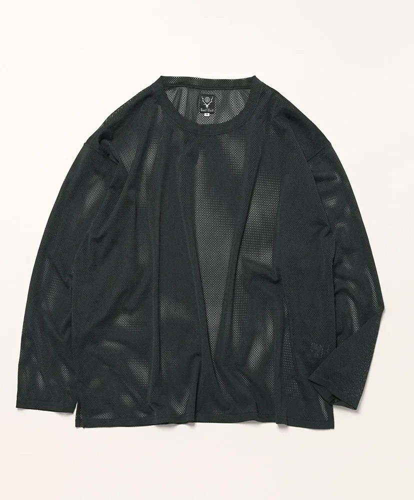 S.S. Crew Neck Shirt - Knit Mesh