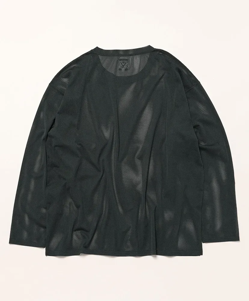 S.S. Crew Neck Shirt - Knit Mesh