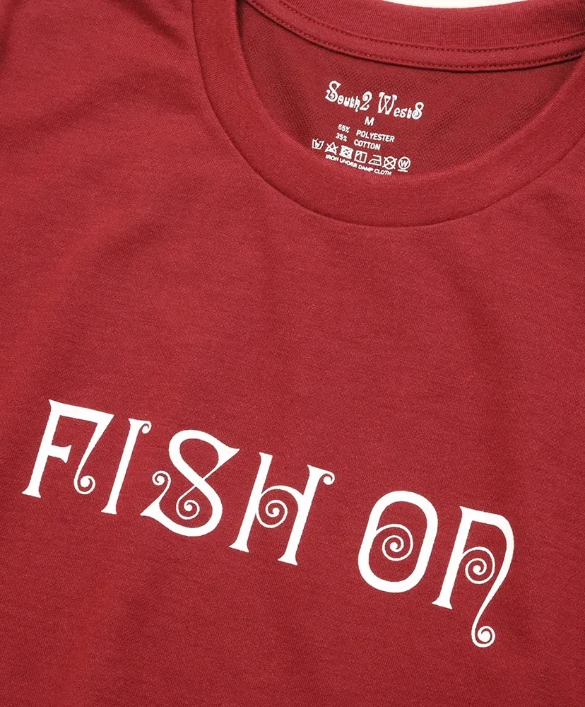 L/S Crew Neck Tee - Fish On