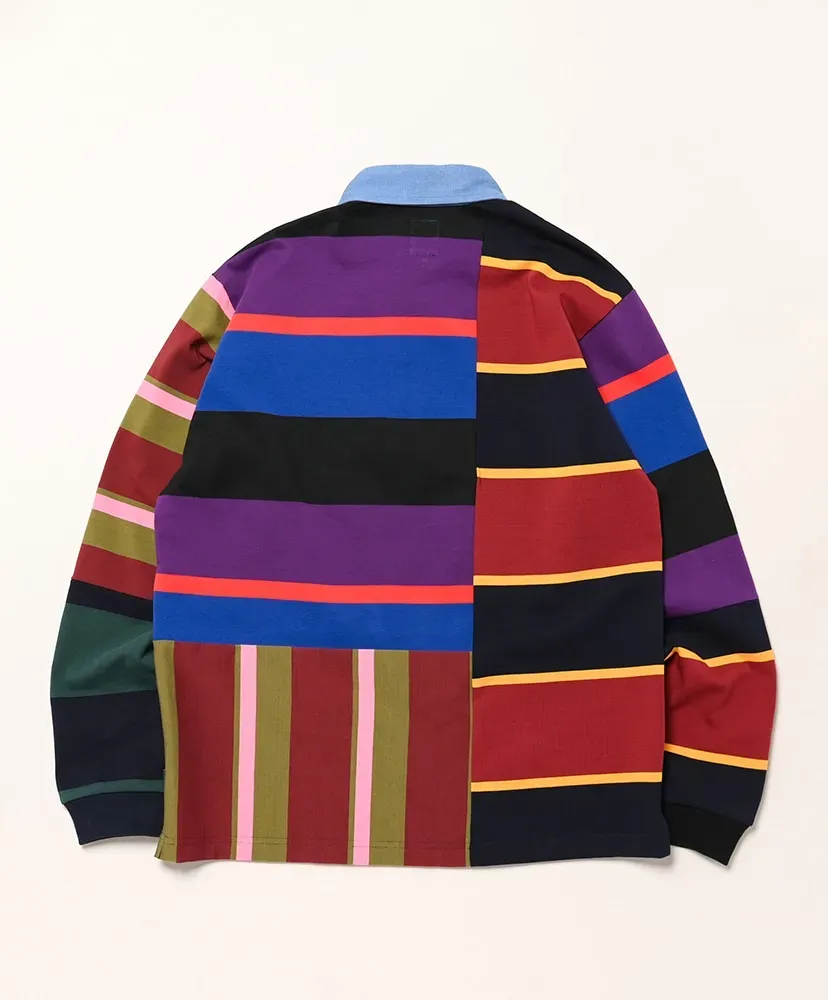 Rugger Shirt - Cotton Plainstitch / Crazy Pattern B