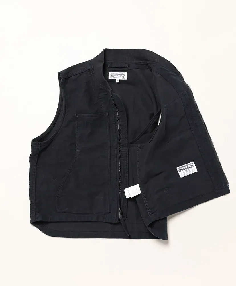 Utility Vest - Cotton Moleskin