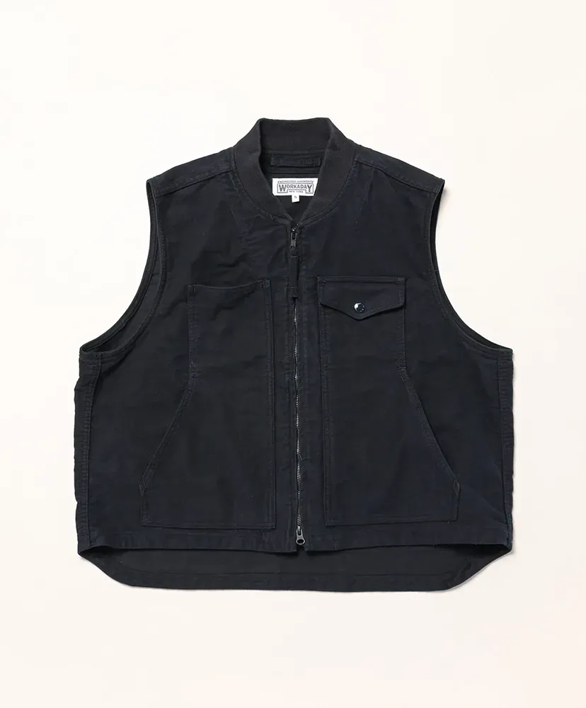 Utility Vest - Cotton Moleskin