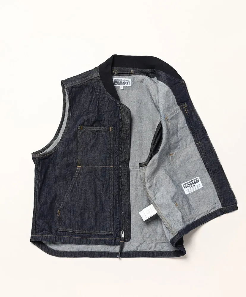 Utility Vest - 12Oz Cone Denim