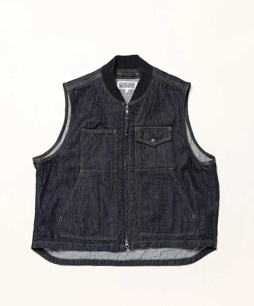 Utility Vest - 12Oz Cone Denim